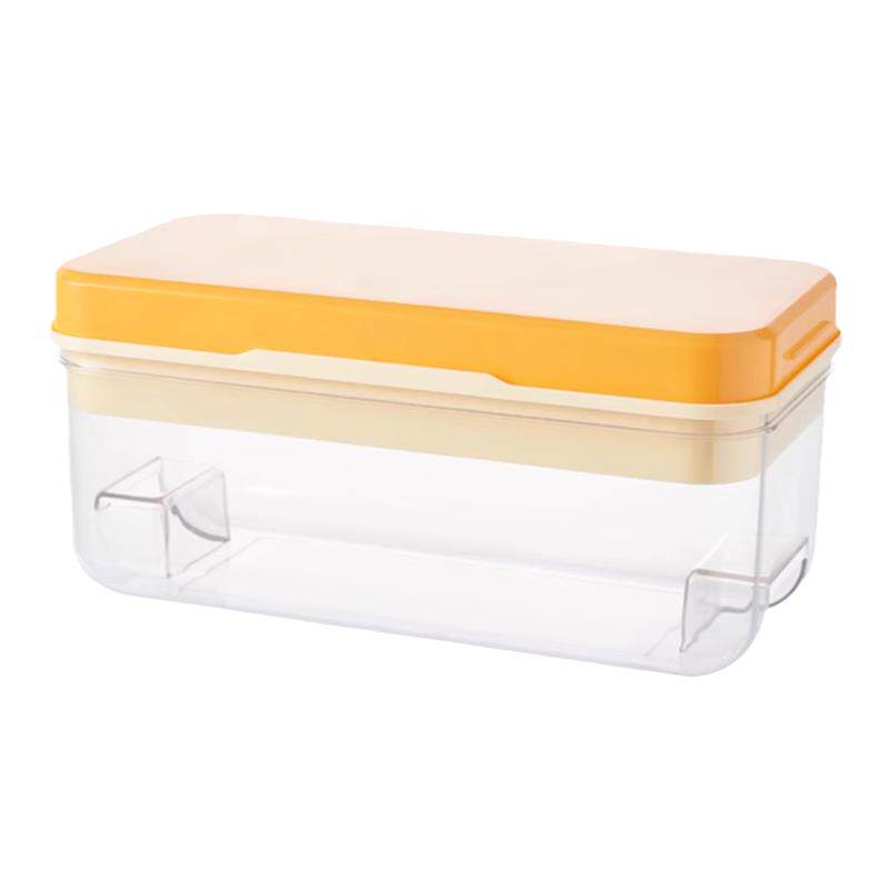 按压冰块模具食品级家用独立软硅胶冰格模型自制冰盒储冰储存盒