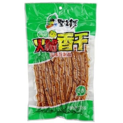 圣金锣火腿香干229g竖条大辣片大豆干豆卷圣金锣童年儿时回忆零食