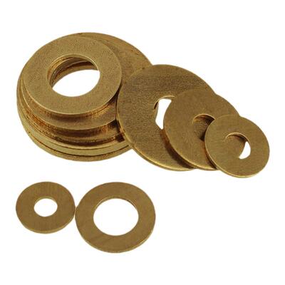 M2m2.5-M20厘平垫片黄铜垫圈铜华司 纯铜平垫圈GB97