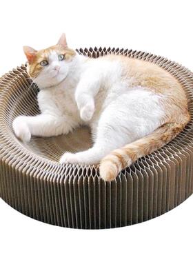 风琴猫抓板猫窝猫咪磨爪神器