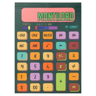 『Montilord』随记本A6摩登计算器厚纸空白书写护眼高效随身便携简约好写顺滑网红漂亮草稿高颜值小本本ins风