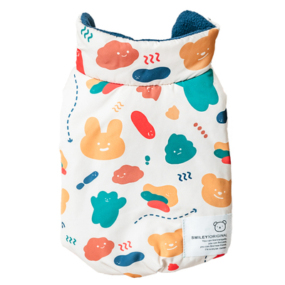 狗狗夹棉马甲加厚细膏绒两面穿