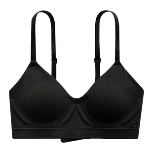 CK正品内衣女士隐形支撑无钢圈舒适弹力速干无痕薄款文胸 QF6610