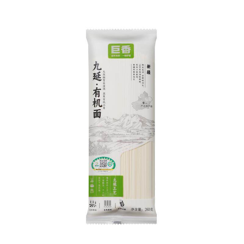 巨香九延有机龙须挂面