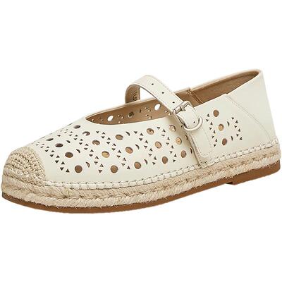 百思图2025夏季新款商场同款简约复古渔夫鞋平跟女单鞋A0503BQ5