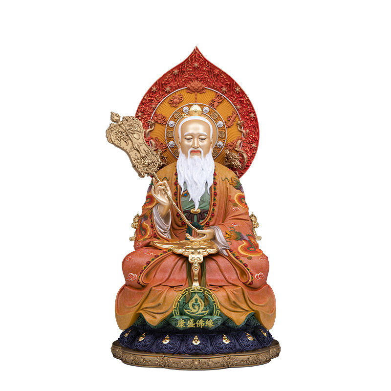 三清道祖神像家居供奉全铜摆件