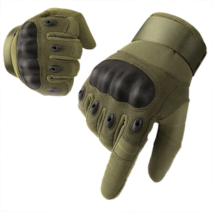 冷战时代俄罗斯特种兵碳纤战术手套户外防护全指触屏摩托车塔科夫