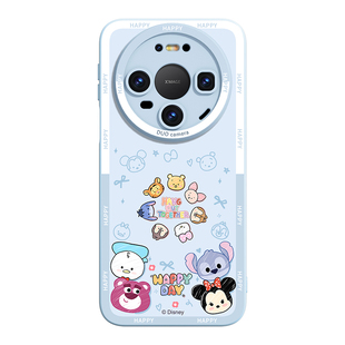 迪士尼适用华为mate80promax手机壳带支架新款mate80带挂绳硅胶70pro保护壳60镜头全包50外壳mt防摔40系列30