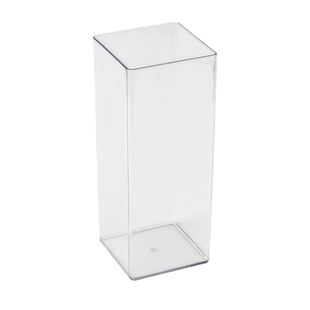 醒花桶家用鲜花花店专用花桶亚克力养花桶直筒透明方形花瓶鲜花桶