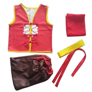 儿童敖丙服装cos服同刺暗影客伍六七衣服男童哪吒套装六一演出服