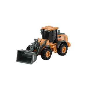 问南风 迷你合金遥控推土机玩具工程车仿真电动遥控铲车男孩礼物