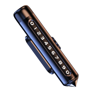 2025新款挪车电话牌移临时停车号码汽车上内载显示器手机留高级感