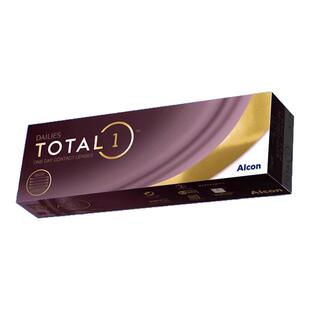 Alcon爱尔康水梯度隐形眼镜日抛型硅水凝胶透明隐形30片装海外版