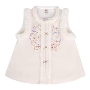 【重回汉唐 花间词】 正品原创儿童改良圆领比甲明制汉服女童秋冬