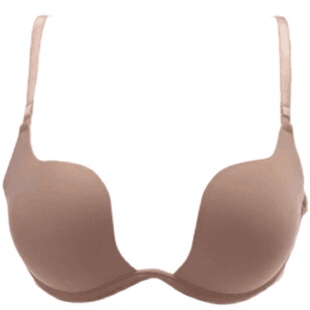 品牌大露背文胸隐形小胸聚拢深V美背U型内衣女婚纱晚礼服无痕胸罩