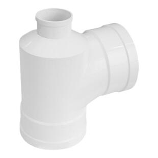 联塑PVC瓶型三通排水管下水管配件管件110*50 75变径异径接头转形