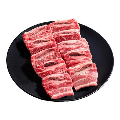 小牛彼德澳洲进口安格斯谷饲原切牛仔骨4斤正宗烧烤黑椒牛肋排