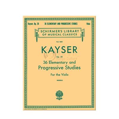 开塞基础进阶中提琴练习曲