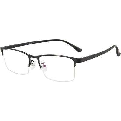 康视顿眼镜潮流商务半框男钛架近视镜框可配度数防蓝光5497/5506