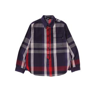 MR.BATHING APE男装24年秋冬绅士猿人印花格纹长袖衬衫131301N