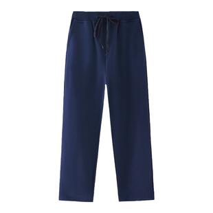儿童深蓝色校服裤小学生裤子男童加绒藏青藏蓝色秋冬女童厚运动裤