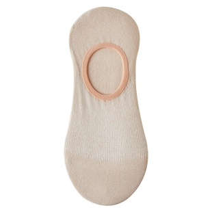 YEARCON/意尔康女袜船袜隐形夏季浅口薄款女士高跟鞋袜子5双装