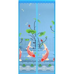 魔术贴门帘免打孔大门门帘卧室隔断帘防蚊子磁吸沙门纱窗防尘新款