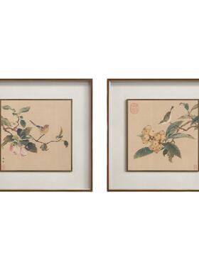 艺术家的礼物林椿花鸟版画装饰画