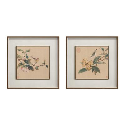 工笔新中式风宋代花鸟故宫名画