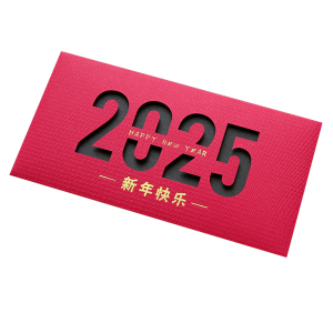 2025创意新款红包袋个性新年镂空红包蛇年春节香港利是封红包定制