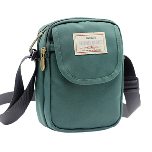 放手机包包简单款时尚迷你小包包女斜挎宽带装手机小方包手机袋布