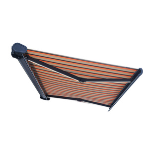 别墅铝合金遮阳棚雨棚户外折叠防晒防雨庭院电动阳台伸缩式停车篷