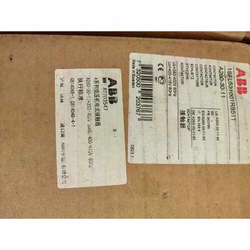 ABB接触器A2603011380V1SFL5310