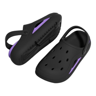 洞洞鞋男士夏季2025新款防滑防臭包头厚底踩屎感两穿凉拖鞋男外穿