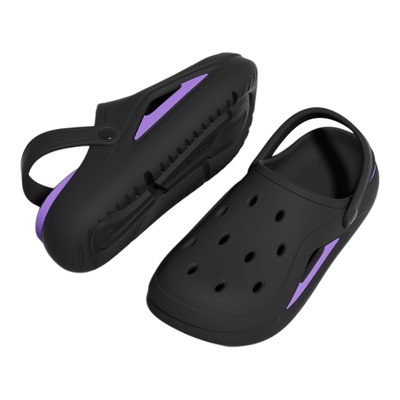 洞洞鞋男士夏季2025新款防滑防臭包头厚底踩屎感两穿凉拖鞋男外穿