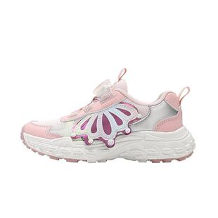 泰兰尼斯kids春款女童运动鞋甜美跑步鞋中大童时尚休闲鞋跑步鞋