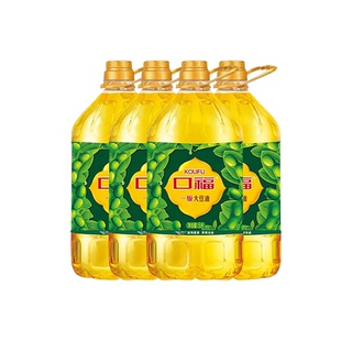 口福大豆油一级/精选/优选5L*4随机发桶餐饮食堂摆摊开店煎炸炒菜