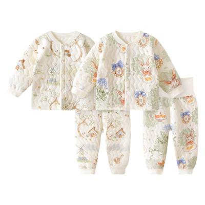 宝宝保暖秋衣套装秋冬婴儿衣服