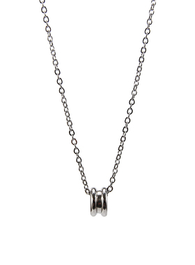 ins坤同款男女简约圆柱吊坠颈链