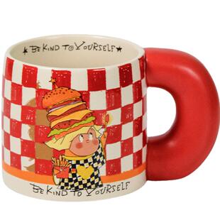 畹町星星人联名陶瓷马克杯创意星星仔插画咖啡杯情侣水杯子送礼盒