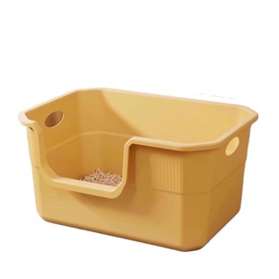 猫砂盆超大号防外溅猫厕所巨型开放式猫砂盆子特大号宠物用品加高