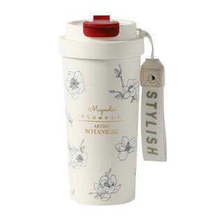 【非涂层】真陶瓷内胆保温杯吸管户外水杯男女车载杯子外带咖啡杯