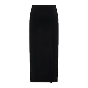 [博主同款]DVF 包臀裙黑色提花针织半身裙MR48E00