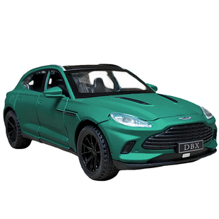 合金仿真阿斯顿马丁DBX小汽车模型suv开门男孩声光回力儿童玩具车