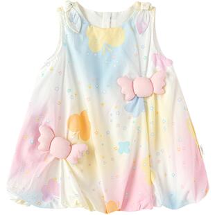 巴拉巴拉宝宝公主裙女童连衣裙2026新款甜美时尚洋气透气可爱裙子