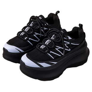 Lisa同款●小个子增高7cm厚底女鞋新款2026年爆款时尚休闲运动鞋