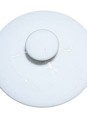 陶瓷炖盅通用白色圆形防尘盖