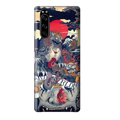 索尼Xperia5亲肤浮雕浮世绘机壳