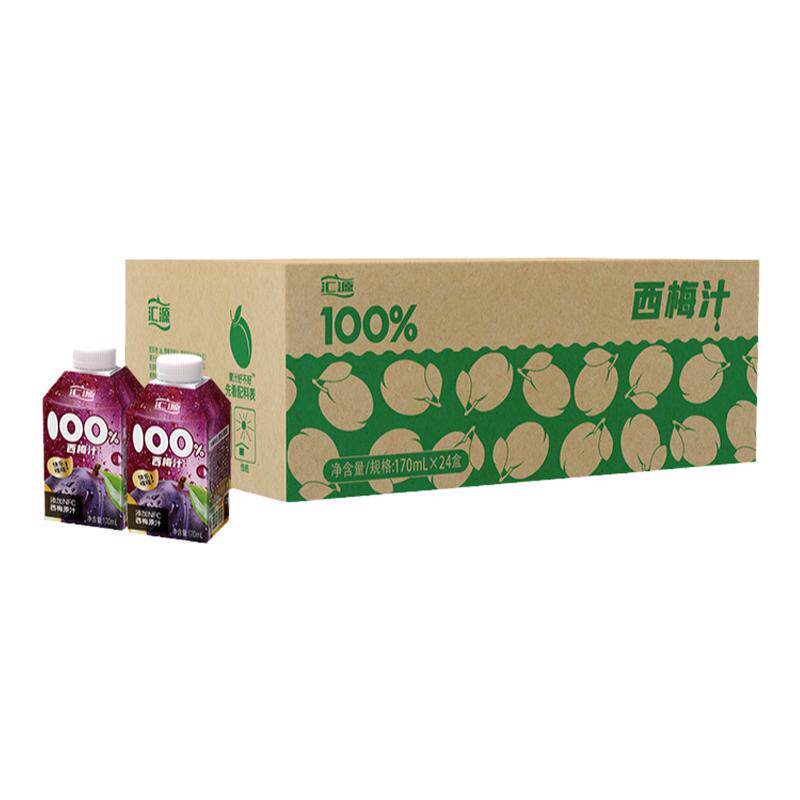 汇源nfc西梅汁170ml*12瓶纯果汁
