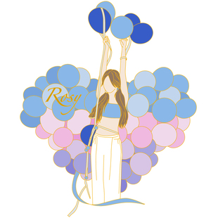 赵露思周边Rosy一露星晴原创徽章胸针星汉灿烂影视同款收藏纪念礼